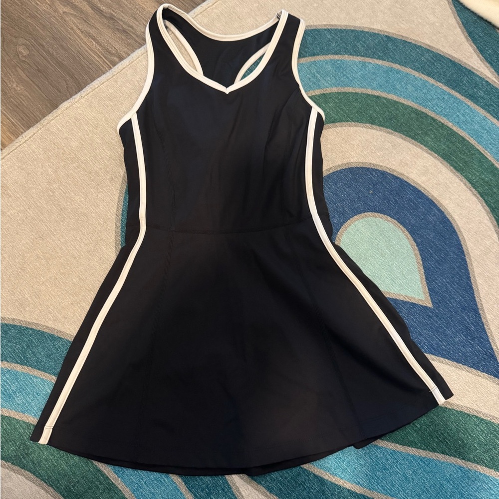 Black and White Tennis Dress